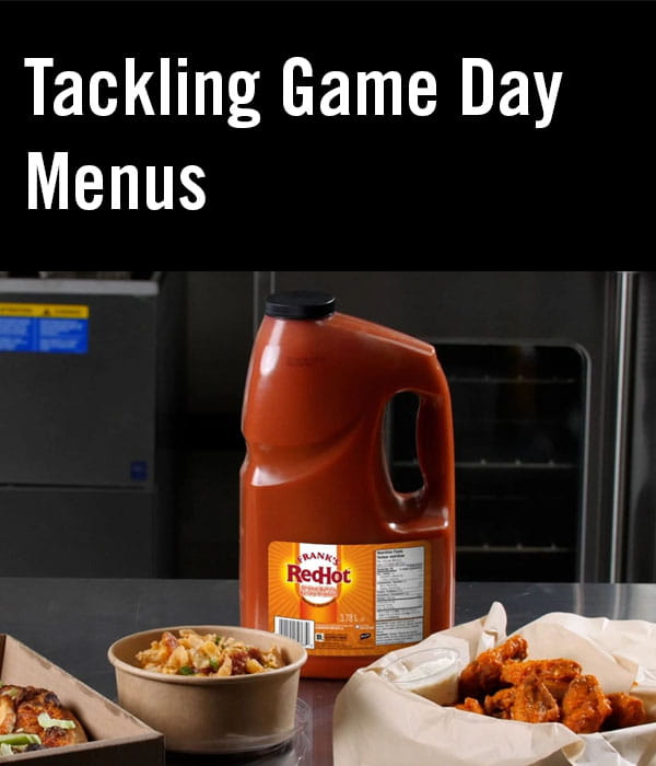 game day menus
