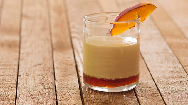 Peach And Vanilla Brûlée Cocktail