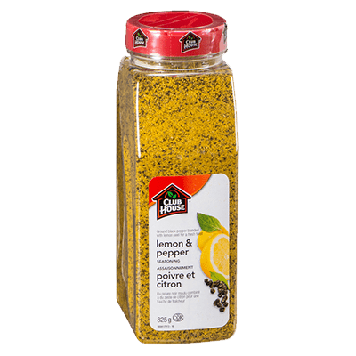 Lemon And Pepper Seasoning Club House For Chefs Calories in lemon pepper seasoning. lemon and pepper seasoning club house