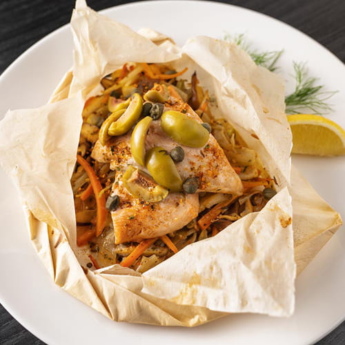 Trout in Papillote with Fiery Habanero and Roasted Garlic - Recipe