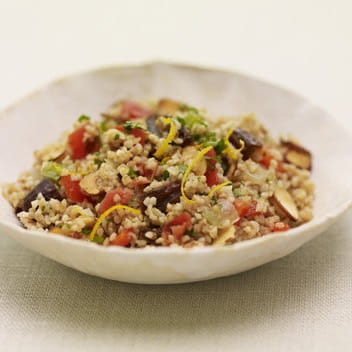 Almond and Date Bulgur Salad with Sofrito - Recipe