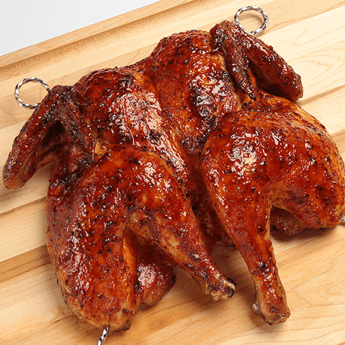 Smoked Applewood Bourbon Spatchcock Chicken - Recipe