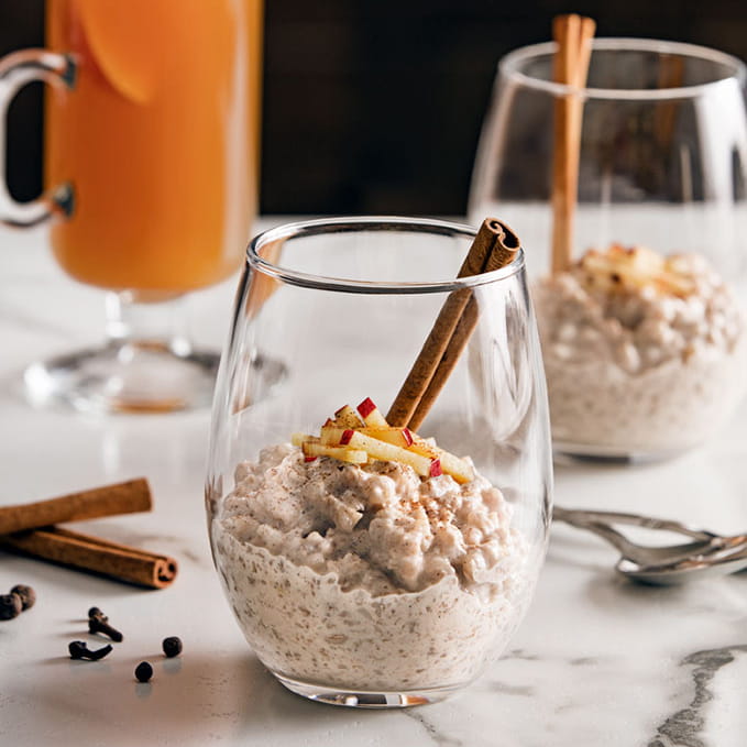 Farro Rice Pudding with Mulled Apple Cider - Recipe