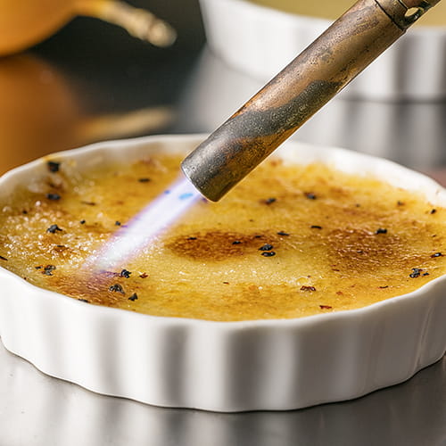 Coconut Creme Brulee with Passion Fruit - Recipe