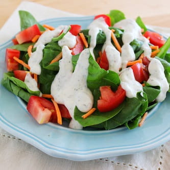 Creamy Garlic and Pepper Salad Dressing - Recipe