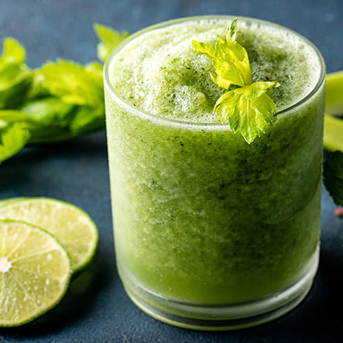 Cucumber Celery Slushie - Recipe
