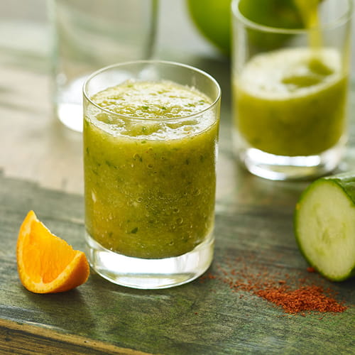 Spiced Cucumber and Apple Morning Shooter - Recipe