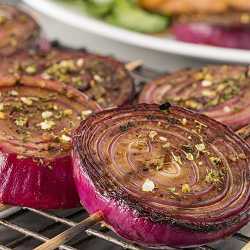Grilled Balsamic Red Onion Lollypops - Recipe