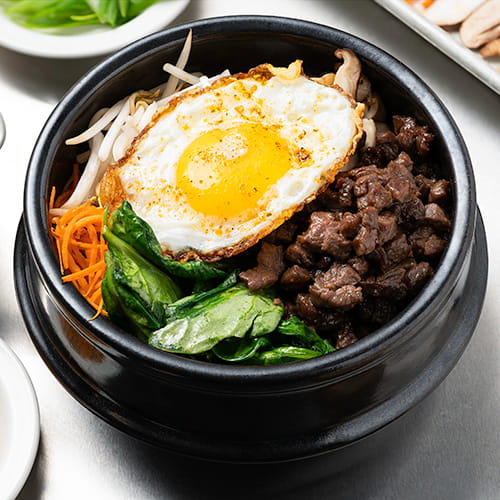Bibimbap with Korean Style BBQ Sauce - Recipe