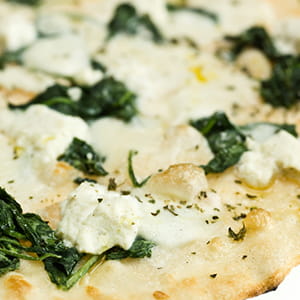 Greek Spinach and Feta Pizza - Recipe