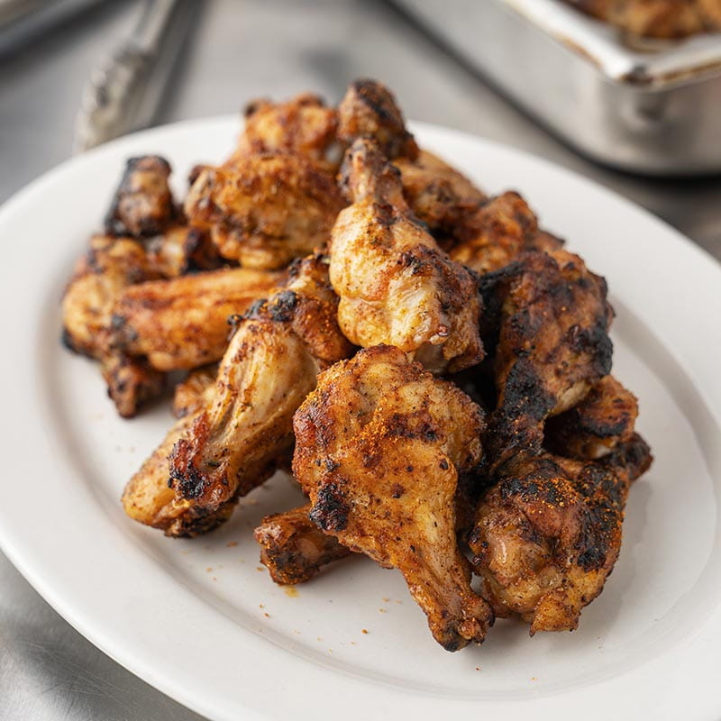 Grilled Chicken Wings with Chipotle Cinnamon and Honey glaze - Recipe