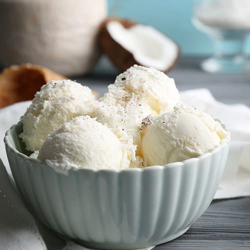 Vegan Vanilla Coconut Ice Cream - Recipe