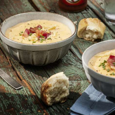 Frank’s Spicy Loaded Baked Potato Soup