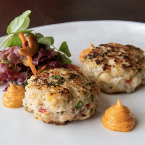 Spiced Scallop Shrimp and Lobster Cake - Recipe
