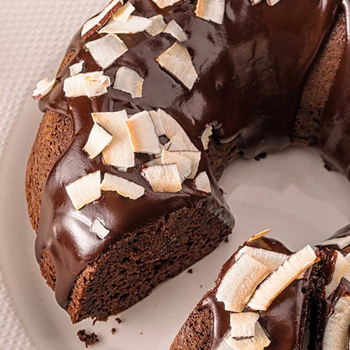 Chocolate-Coconut Cake - Recipe