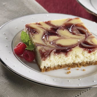 Vanilla Raspberry Cheesecake - Recipe