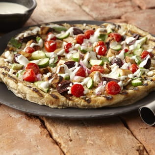 Greek Vegetable Pizza - Recipe