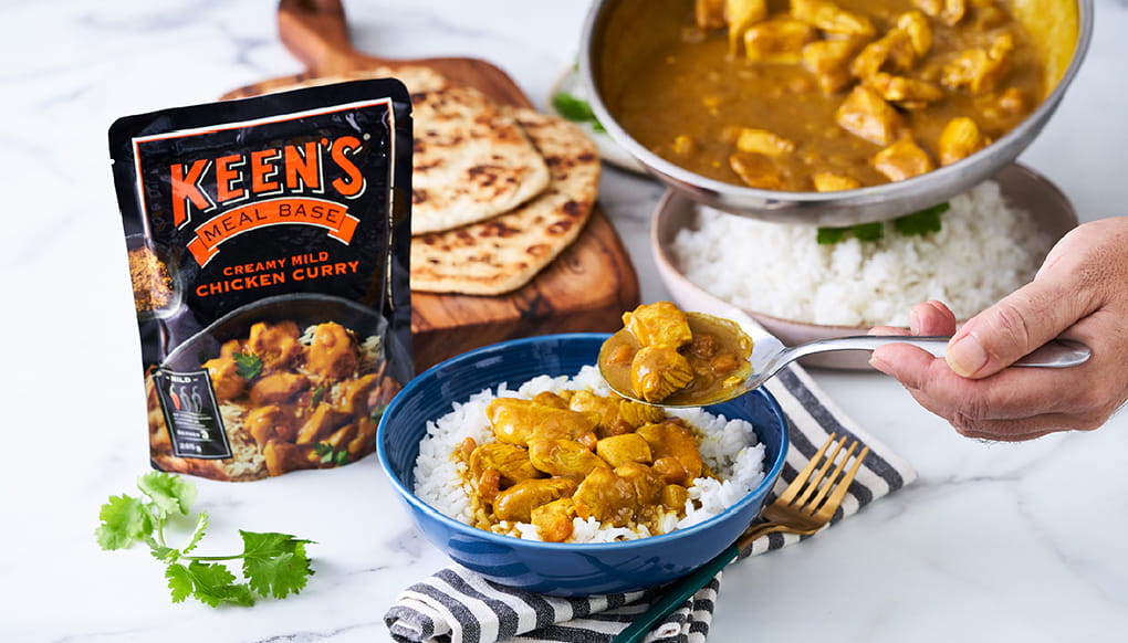 Keen's meal base chicken curry