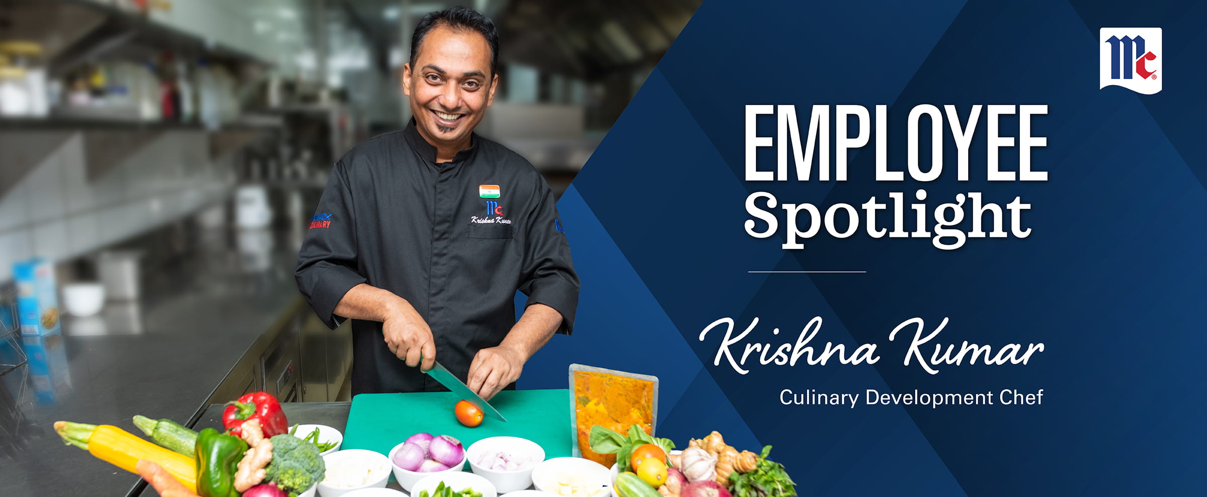 Krishna Kumar McCormick Chef