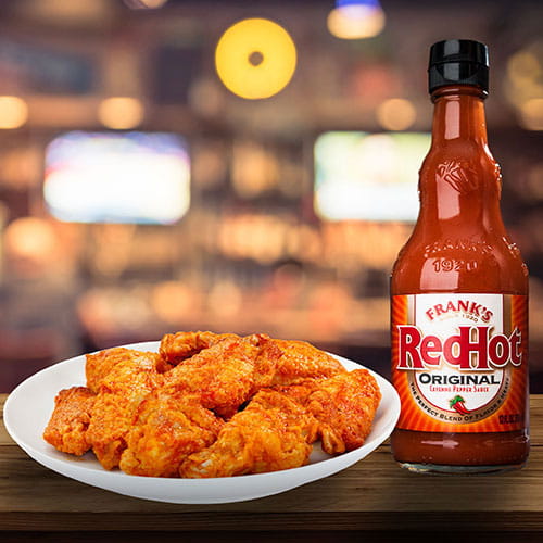 Frank's RedHot Virtual Background - Bar Frank's RedHot Virtual Background - Bar