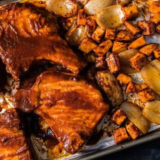 buffalo-sheet-pan-pork-chops