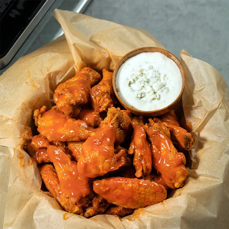 Air Fryer Buffalo Chicken Wings Recipe Frank's RedHot® US