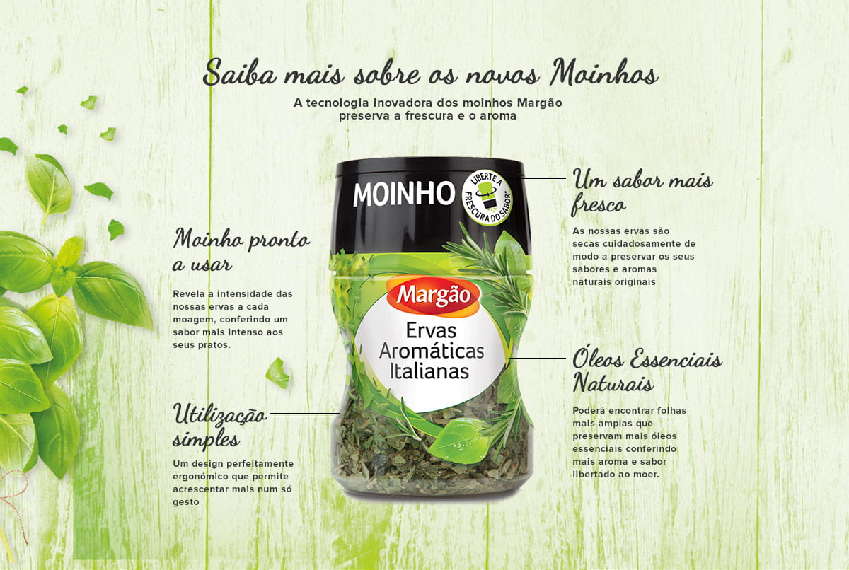 Moinhos de Ervas Aromáticas Moinhos de Ervas Aromáticas