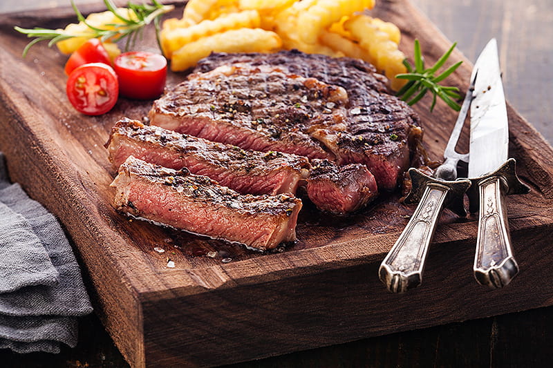 Pfeffriges Ribeye-Steak