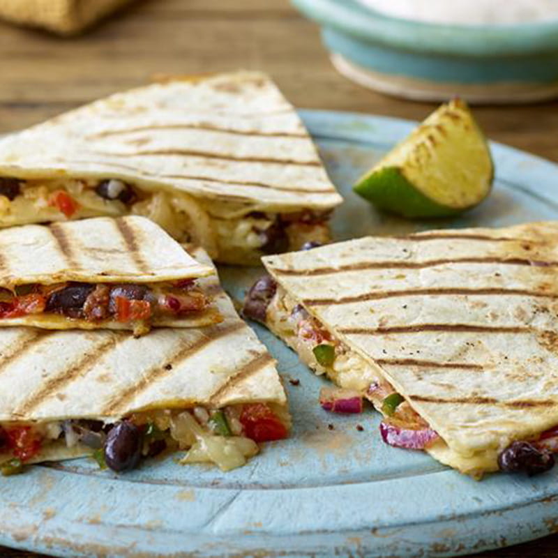 KäSe Tortillas Mit Schwarzen Bohnen Und Mais Quesadillas - Rezepte Suchen