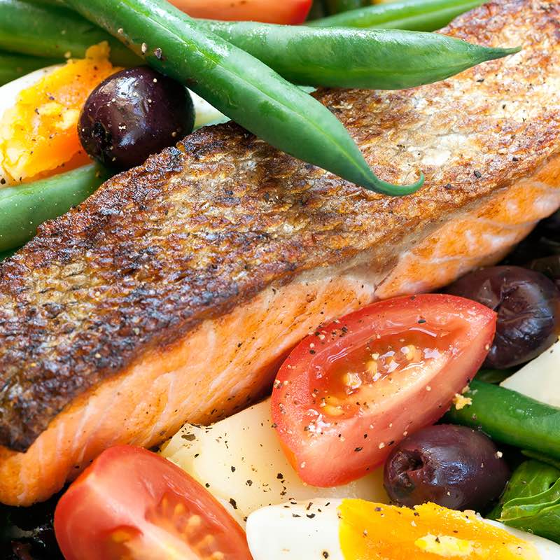 Salat Niçoise mit Lachs | Fisch-Rezepte | McCormick