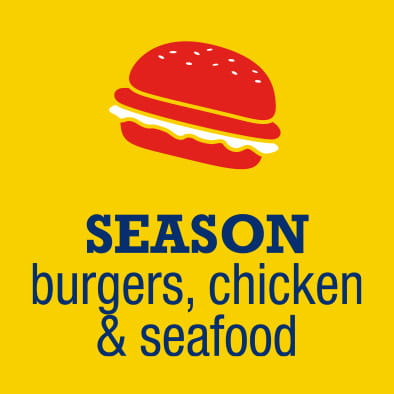 SEASON burgers, chicken & seafood