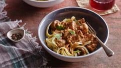Chunky Beef Stroganoff Slow Cooker