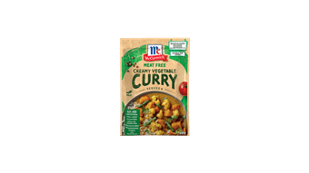 McCormick Meat Free Creamy Vegetable Curry