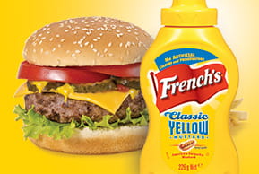 French's Classic Yellow American Mustard Burger