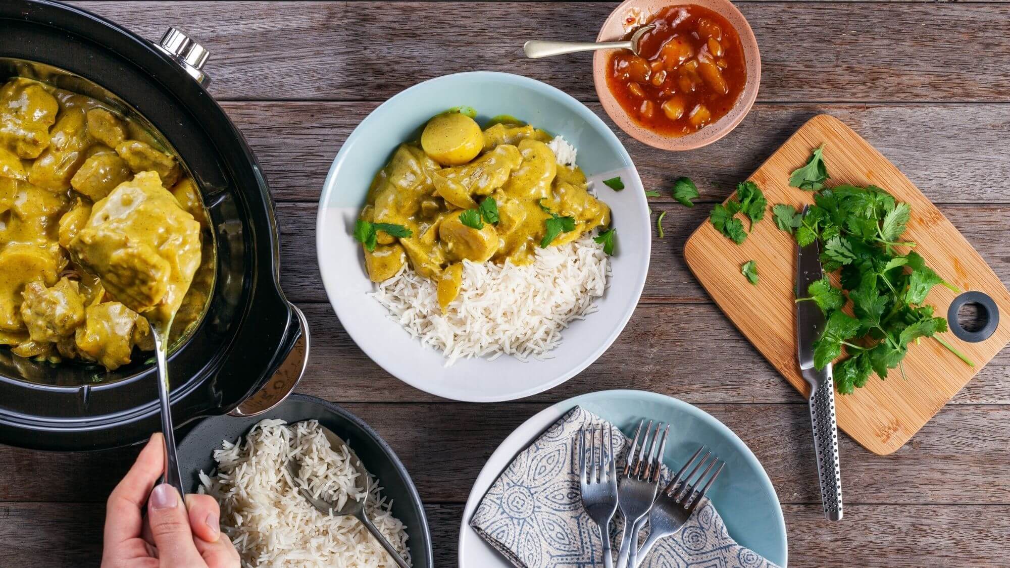 Mild shop chicken curry