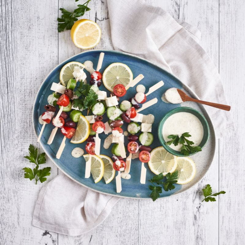 Greek Salad Skewers