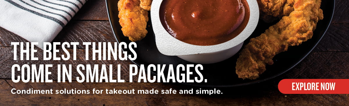 The best things come in small packages. Dip cups.