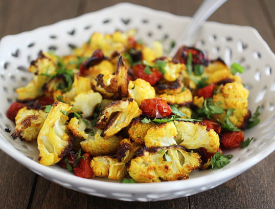 Turmeric Roasted Cauliflower