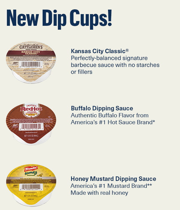 New Dip Cups!