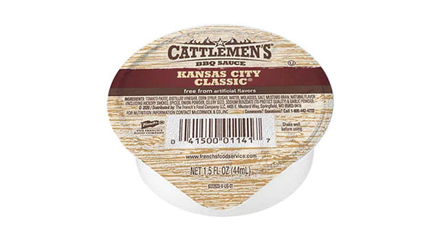 Cattlemen’s® Kansas City Classic® BBQ Sauce Dip Cup