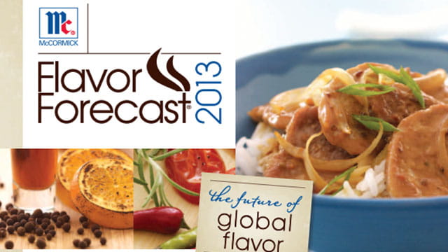 Flavor forecast 2013