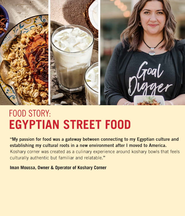 Egyptian St., Food