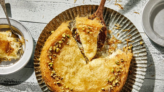 Kanafeh with Spiced Syrup