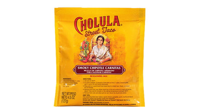Cholula Street Taco Smoky Chipotle Carnitas Seasoning Mix