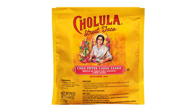 Cholula Street Taco Chile Pepper Carne Asada Seasoning Mix