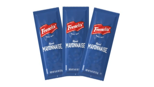 French's Real Mayonnaise Single Serve Packet 