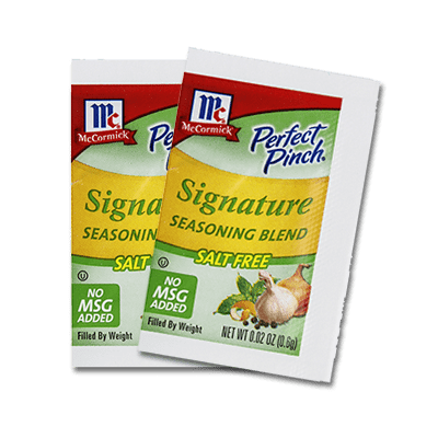 McCormick® Perfect Pinch® Signature Salt-Free Seasoning Blend Packets
