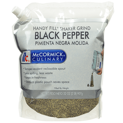 Dustless Black Pepper Shaker Grind