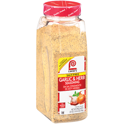 Lawry's Salt Free Garlic & Herb Seasoning