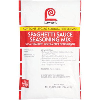 Lawry's Spaghetti Sauce Seasoning Mix